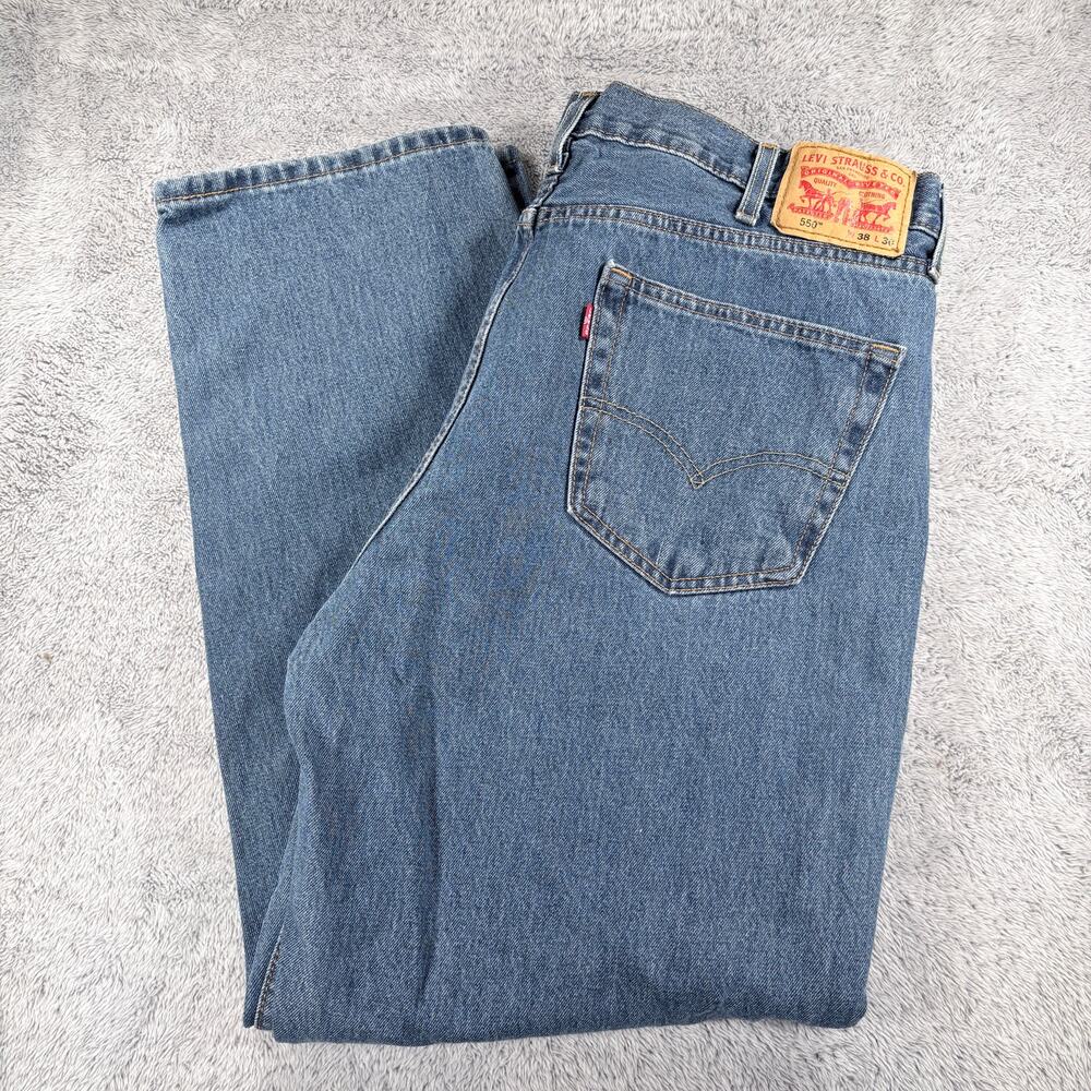 Levi Strauss 550 Men's Straight Leg Jeans Sz 38 x 30